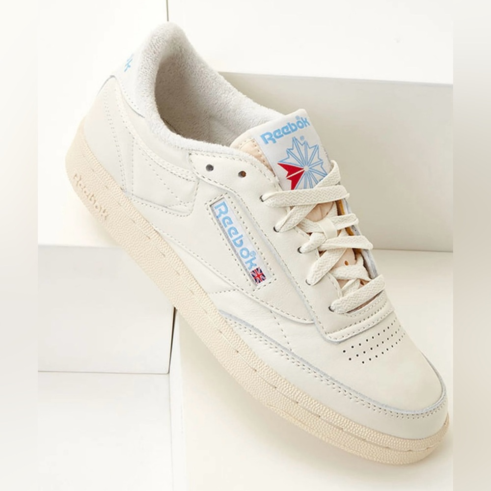 NEW IN BOX Reebok Women's Cream Club C 85 Vintage Sneakers Size 7.5